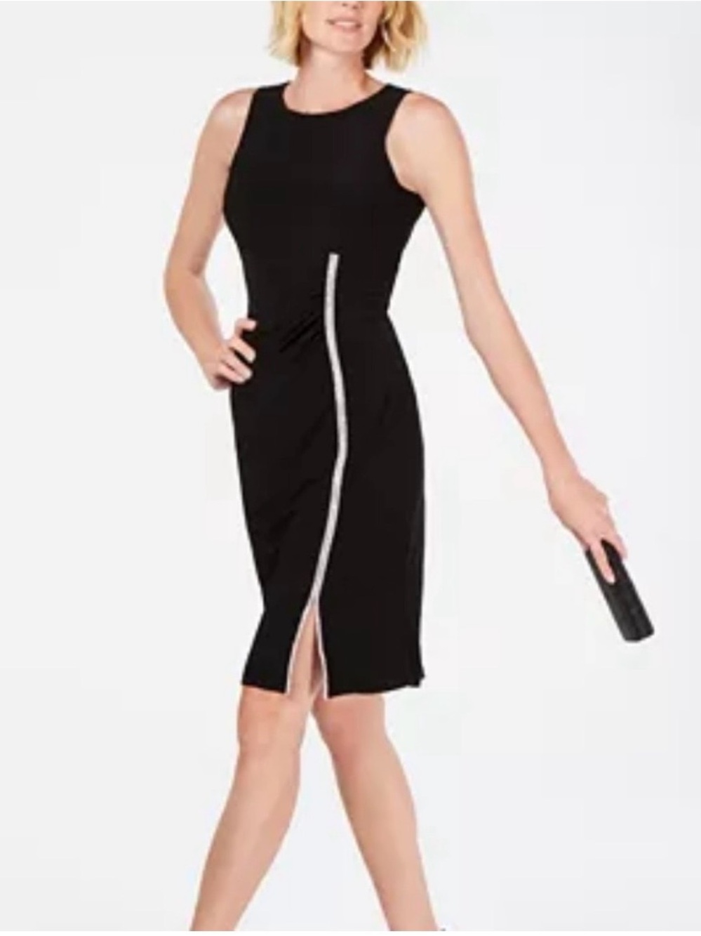 Gorgeous MSK Black Silhouette with diamond accents